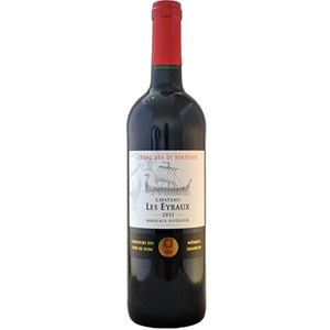 2018 Chateau Les Eyraux, AOP Bordeaux Superieur, $23.95 per bottle, Case of 12