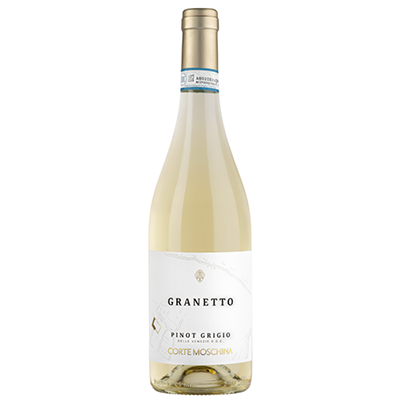 2021 Corte Moschina Granetto Pinot Grigio DOC, $18.95 per bottle, Case of 12