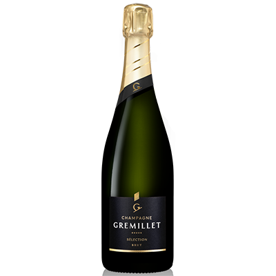 Champagne Gremillet Brut Selection, available in 750ml, 375ml and 1500ml